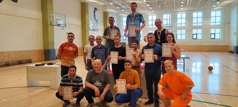 Соревнования по настольному теннису среди работников
